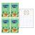 Green Tea Bundle which Contains Tetley Super Green Detox Mint Tea Bags 20 per pack - Pack of 4 with Grocery List Card