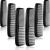 12 Pieces Hair Combs Set Pocket Fine Plastic Hair Combs for Women and Men, Fine Dressing Comb (Black)