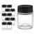Master Airbrush (Pack of 10) TB-001 Empty 3/4 Ounce (22cc) Glass Jar Bottles with Plastic Lids - Replacement Jars Paint Storage Bottles - Jars Screw Into Siphon Feed Airbrush Lid Adaptor Assemblies
