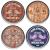 Mustache Wax 4 Variety Pack - Beard & Moustache Wax for Men - Strong Hold Helps Train Tame & Style- Sandalwood, Clary Sage, Cedar Pine, Bay Rum Styles