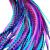 Hair Feathers Extension Kit, 100% Real Rooster Feathers, Long Feather Hair Extensions in Pink, Purple, and Blue by Feather Lily B1 mix