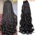 COOKOO 9 Packs 22 Inch French Curl Braids Hair Natural Black Pre Stretched Bouncy Braiding Hair Loose Wavy Crochet Braids Hair French Curls Synthetic Hair Extensions for Boho Box Braids 1B 1B 22 Inch (Pack of 9)