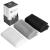 Soft, Medium & Hard (3pc) Exfoliating Washcloth Variety Pack (11.8" X 35.4") Body Wash Nylon Scrub Cloth Back Scrubber Towel Weave for Bath Shower Beauty Skin Washcloth for Women & Men 3 pcs