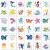 PapaKit Cute Ocean Animals 36 Temporary Fake Tattoo Set  18 Individually Wrapped Sheets | Kids Girls & Boys Birthday Party Favor Gift Reward  Non-Toxic Food Grade Ingredients Safe Removable