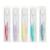 Nimbus Extra Soft Toothbrushes (Regular Size Head), Periodontist Design Tapered Bristles for Sensitive Teeth and Receding Gums, Individually Wrapped Plaque Remover Travel Toothbrush (5 Pack, Colors May Vary)