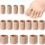 Toe Cushion Tube Toe Tubes Sleeves Soft Gel Corn Pad Protectors for Cushions Corns Blisters Calluses Toes and Fingers (Mixed Size Toe Cushion Tube 16 Pieces)