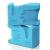 WRIST BUDDY Yoga Blocks Two Pack For Wrist Pain and Pressure Prime Comfort for the Grip Balance Fitness and Exercise Cushion All EVA Foam Blocks Yoga Accessories Yoga Set In Home Yoga Kit Best Gifts Teal