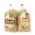 Carba-nada Reduced Carb Fettuccine Pasta Bundle Of Two 10 Ounces Bags: One Egg and One Garlic Roasted Fettuccine