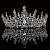 TOBATOBA Silver Wedding Tiara for Women Crystal Tiaras and Crowns for Women Wedding Tiaras for Bride Royal Queen Crown Headband Princess Quinceanera Headpieces for Birthday Prom Pageant Party