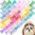 40 Pieces Hair Clips for Dogs Cute 1 Inch Puppy Dog Barrettes Small Bone Snap Hair Clips Multicolor Hair Barrettes for Dog Cat Pet Grooming Bows Hair Accessories