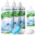YogaMedic contact lens liquid multipack- 3 x 360 ml 1 x 100ml - 3 x contact lens container - lens fluid soft lentils - contact lens fluid with panthenol for pleasant fit 3x 360ml 1x 100ml + 3x container