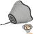 VavoPaw Dog Cat Cones Recovery Collar Soft Mesh Elizabethan Collar Breathable Dog Surgery Recovery Collar E-Collars for Dogs After Surgery Dog and Cat Protective Cone for Recovery M Gray Gray Medium