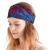 Charm tie dye headband hippie elastic bandana head cover wrap for men & women psychedelic flower pattern 60's 70's retro bohemia boho c