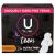 U by Kotex Teen Ultra Thin Feminine Pads with Wings Overnight Unscented 24 Count 24 Count (Pack of 1)