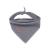 lionet paws Dog Bandana Headscarves Dog Scarf Triangle Scarf Grey SS (Pack of 1) Grey