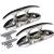 MX Boat Folding Cleats 4-1/2 inch Marine Dock Cleats Flip Up Boat Cleats Stainless Steel,with Installation Accessories Pair Silver,2pcs