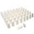 Make -up sponge: 50x makeup blender sponge triangular cosmetics sponges to apply foundation powder cream liquid - washable fine -pored sponges made of latex in white by Fantasia