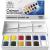 Winsor & Newton Cotman Watercolor Paint Set  Sketchers' Pocket Set  12 Half Pans w/ Brush 12 Half Pan Sketchers Pocket Set