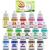 Food coloring - 15 liquid food colors set for cake cookies macaron - highly concentrated food coloring for cake decoration DIY slime handicrafts - 6ml everyone