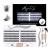 120PCs eyelash cluster DIY eyelash extensions kit with applianter and eyelash adhesive and sealing wrong eyelashes natural look c d curl soft eyelashes length mix 10-16mm-dm01 120 tuft fluffy DM01