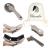 Chevalon Horses Cleaning |Flexible card tsche |Striegel/massage brush |2in1 hoof scraper with stainless steel pick |Painting brushes |Hoof brush |Cleaning bag for horses accessories/horse cleaning stuff set