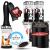 IDEALTASISTIC lint roll Animal hair & clothing at advantage pack with 2x handle & 5x100 sheet I lint remover clothing extra sticky I animal hair remover easy to change i lint brush + dust protection advantage pack (1 roller + 5x100 sheet)