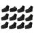 Mighty Peaks 12 pieces Nordic Walking Pads Trekking rubber buffer X-4TTW (soft) or X-4TTH (hard) and for all common Nordic walking stick -Nordic walking stock with a diameter of 10mm rounded-round