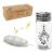Nature Nerds - plastic-free natural dental floss in a glass bottle waxed with Candelilla 30 m (30)