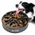 Decyam Slow Feeder Dog Bowl Slow Eating Dog Bowl Pet Puppy Fun Puzzle Feeder Non Skid Bloat Stop Feeding Bowl (Small/Medium Black) Black 2 CUP-Black