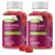 Vitamin B Complex Gummies - Vitamin C - Vitamin B6 - Vitamin B12 - Niacinamide - Folic Acid - Biotin And Calcium - Supports Energy Metabolism And Nerve System Support Chewable Gummy Chews Strawberry 60 Count (Pack of 2)