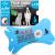 Bluepet tick card with a magnifying glass in the check card format - tick remover for removal of ticks & nymphia in humans and animal - tick card as first aid for dog & cat in the house 1x tick card