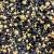Black gold nude beige neutral Sprinkles for cupcake cookies cake edible toppers metallic pearls balls 100s and 1000s graduation decoration cake cupcake topper new year 20s 30s BLACK WIDOW