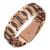 Jeracol Copper Magnetic Bracelet for Men Men's Copper Bracelet with 3X Ultra Strength Magnets(3800 Gauss Each) Unique Folding Clasp Wristband Brazaletes with Adjustment Tool and Jewelry Gift Box Copper-rivet
