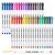 Fabric Markers  Lelix 36 Colors Permanent Fabric Pens for Writing Painting on T-Shirts Clothes Sneakers Canvas  Child Safe & Non-Toxic for Kids Adults