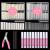 480PCS Extra Long C Curve Nail Tips and Glue, 2 Packs Natural and Clear Acrylic Nail Tips for Acrylic Nails Professional Set, 12 Sizes Artificial XXL Long Straight Square French False Nail Tips 480PCS Natural & Clear Squar