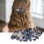 WLLHYF Flower Hair Clips Vintage Rhinestone Style Barrettes Luxury Jewelry Design Hairpin Metal Spring Hair Barrette Clips Hair Accessories for Women Girls (Blue)