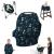 MILK SNOB Original Disney 5-in-1 reference-multifunctional baby carrier with breastfeed top function |Still towel for on the go stroller sun protection reference for baby seats etc. (Winnie) Winnie Pouh