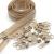 Leekayer 5 Beige Nylon Coil Zippers by The Yards Bulk 10 Yards with 25pcs Sliders for DIY Tailor Sewing Craft Bag Luggage Dress Sofa Cushion Pillow(Beige) Beige 5-with same color Pull