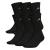 adidas mens Athletic Cushioned Crew Socks (6-pair) Large Black/Aluminum 2