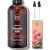 Bionoble Organic Castor Oil 100ml - 100% Pure Natural Cold Pressed - Lashes Eyebrows Body Hair Beard Nails - Vegan Cruelty Free - Glass Bottle + Pipette + Pump