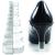 Heel Hunks 10 Sizes Pack Clear - Heel Cap Protector Replacement Tips for High Heel Shoes and Stiletto - Anti-Slip and for Grass - (10 Pairs) 10 SET Clear
