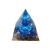 Crystal Pyramid Orgone Pyramid Moonstone Crystal Ogan Crystal Energy Tower Nature Reiki Chakra Crushed Stone Jewelry Flower of Life Crystal Orgonite Pyramid Home Decor Gifts 6cm B