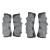 Leaforest Horse Fly Boots - Flying boots Perfect for horse coatings and maximum horse -fitting protection 4 Set (gray pony) Pony gray