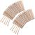 500 Pieces Small Wax Spatulas Wooden Wax Sticks Eyebrow Waxing Applicators Wood Craft Sticks Face Body Hair Removal Sticks
