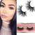 GOO GOO Mink Lashes  18mm Natural False Eyelashes 3D Layered Effect Real Siberian Mink Fur Fake Eyelashes Hand Made Strips Eyelashes Reusable Make Up 1 Pair Natural Lashes Natural00/18mm