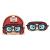 MAD BEAUTY Scooby-Doo Velma Glasses Eye Mask  Plush Backside  Comfortable  Fun  Funny  Nerdy  Stress Relief  Better Sleep