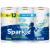 Sparkle Pick-A-Size Spirited Prints Paper Towels, 6 Double Rolls  12 Regular Rolls 110 Count (Pack of 1)