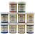 Set of 10 Ceramic Underglaze Paint Colors for clay, greenware or bisque, Assorted Colors in 2 ounce Jars with Free How to Paint Bisque Book