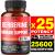 25in1 Premium Berberine Supplement 25600mg with Ceylon  Ashwagandha  Turmeric  Milk Thistle  Elderberry & Black Pepper - Supports Immune System  Cardiovascular & Gastrointestinal - 60 Capsules 2/60Capsules