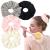 Ivyu Microfiber Hair Drying Scrunchies Towel Fiber - Buns Large Big Jumbo Scrunchie for Curl Hair for Shower Wet Anti Frizz Hair Products Absorbent Fast Terry Cloth Sleep Scrunchy Gift for Women Girls Mixed Color